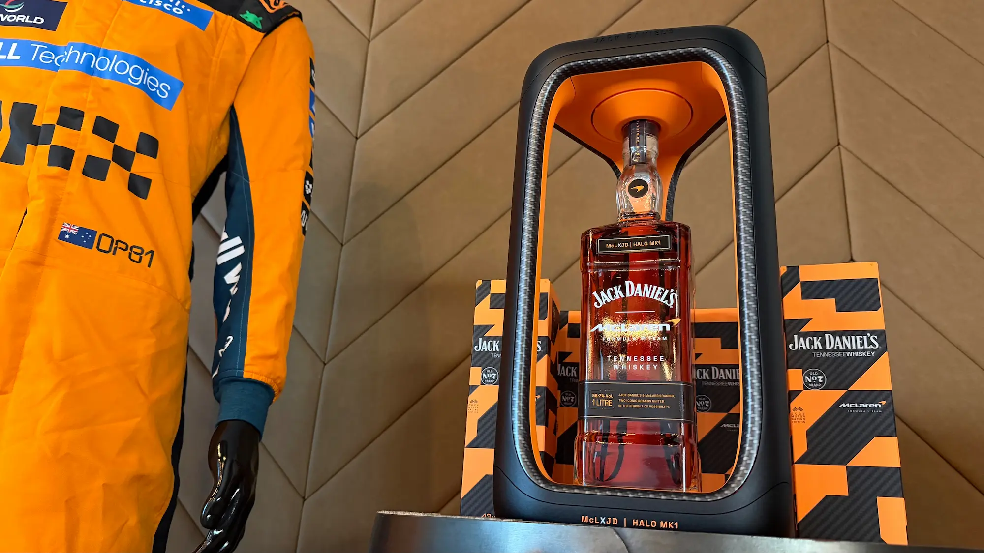 The Jack Daniel's x McLaren Halo MK1 is being retailed at US$599.99